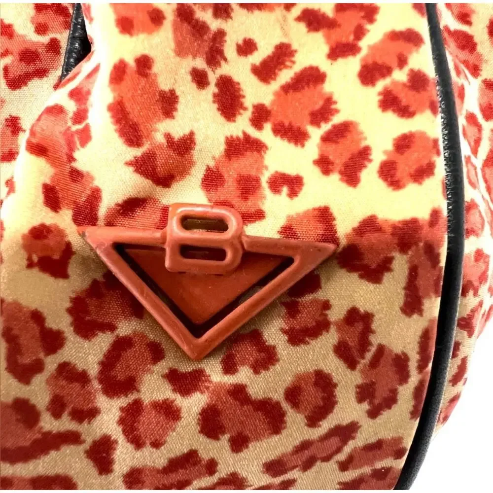 Bottega Veneta Mini Leopard Red Beige Hobo Shoulder Bag - Picture 10 of 11